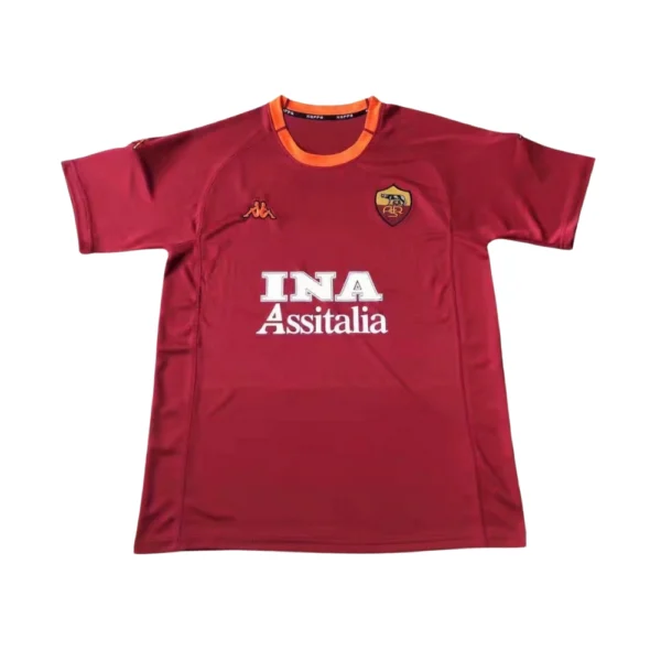 AS Roma Thuisshirt Retro 2000/01