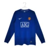 40 Manchester United Retro Uitshirt Long Sleeve Blauw 2008/09