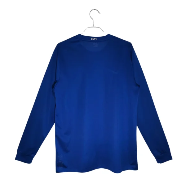 43 Manchester United Retro Uitshirt Long Sleeve Blauw 2008/09