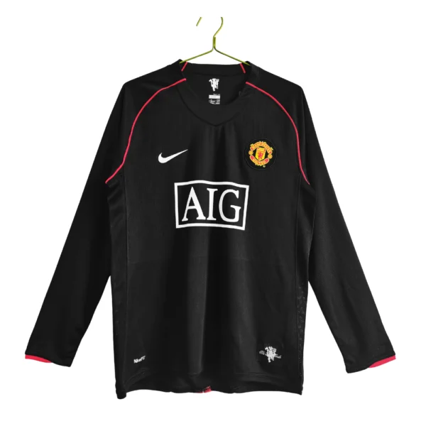 Manchester United Retro Uitshirt Long Sleeve 2007/08