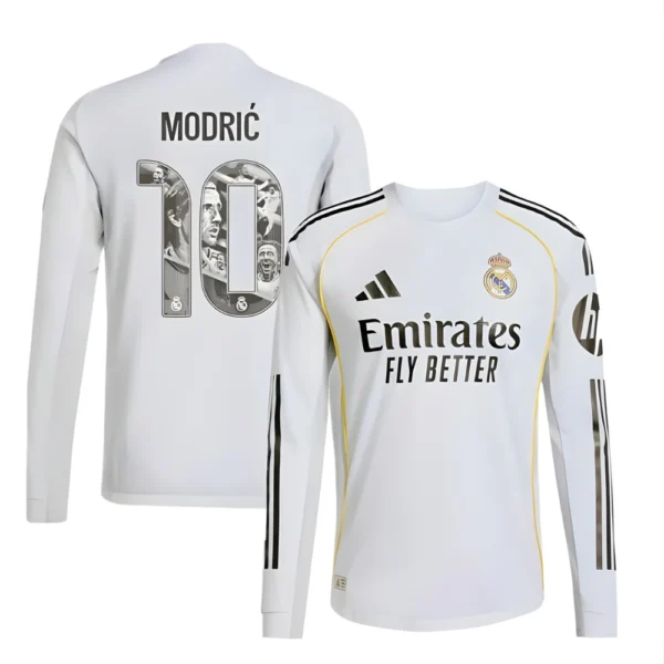 Real Madrid Thuisshirt Long Sleeve 2025/26